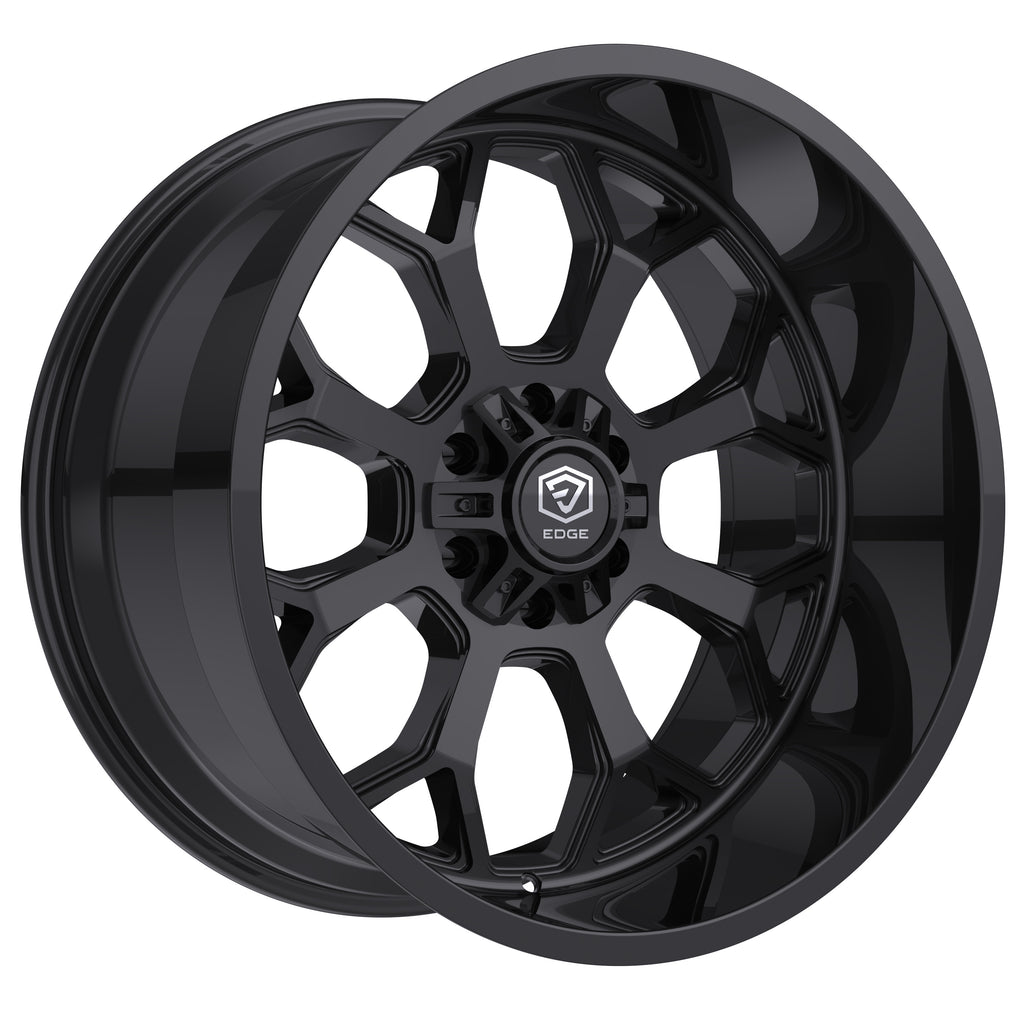 Edge Off Road 301B 20x9 Cast Aluminum Wheel with 6x135 and 6x5.50 Bolt Pattern, +00 Offset