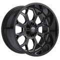 Edge Off Road 301BM 22x12 Cast Aluminum Wheel with 6x135 and 6x5.50 Bolt Patterns, -44 Offset