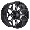 Edge Off Road 302BM 20x9 Cast Aluminum Wheel with 5x5.00 / 5x5.50 Bolt Pattern and +00 Offset