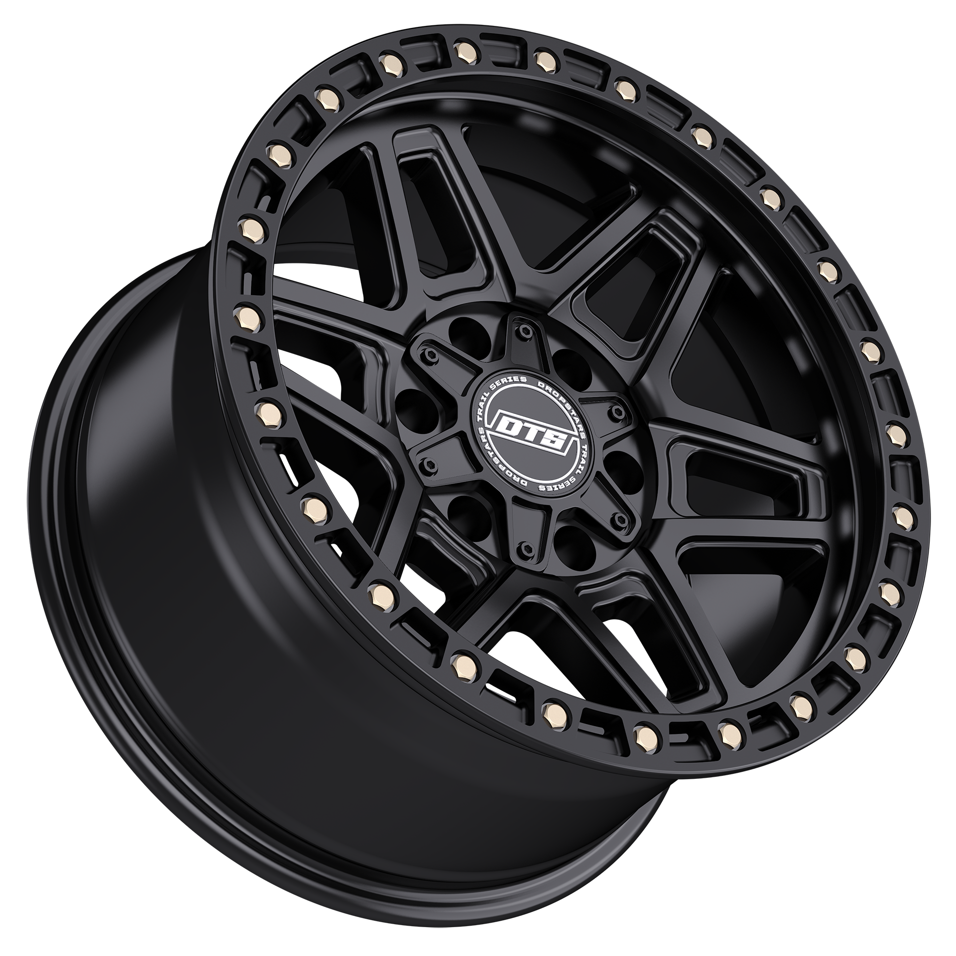 DROPSTAR TRAIL SERIES 602SB WHEELS 5X5(127) & 5X5.5(139.7) - SATIN BLACK