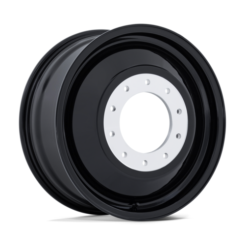 Fuel 1PC D503 DUALLY INNER 24x8.25 Inch Gloss Black Wheel with 10x225 Bolt Pattern and +118 Offset