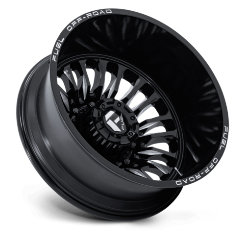Fuel 1PC D868 ARC Dually 22x8.25 Inch Gloss Black Milled Off-Road Wheel