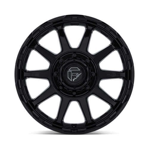 Fuel 1PC D911 Circuit Dually 22x8.25 Inch Gloss Black Wheel with 8x200 Bolt Pattern and 105mm Offset