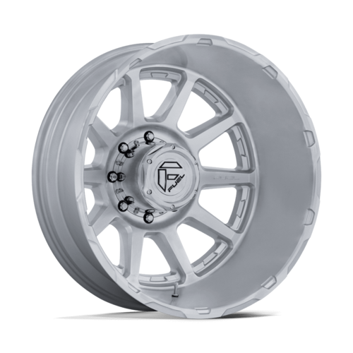 Fuel 1PC D912 Circuit Dually 20x8.25 Inch Gloss Silver Wheel with Machined Face and 10x225 Bolt Pattern