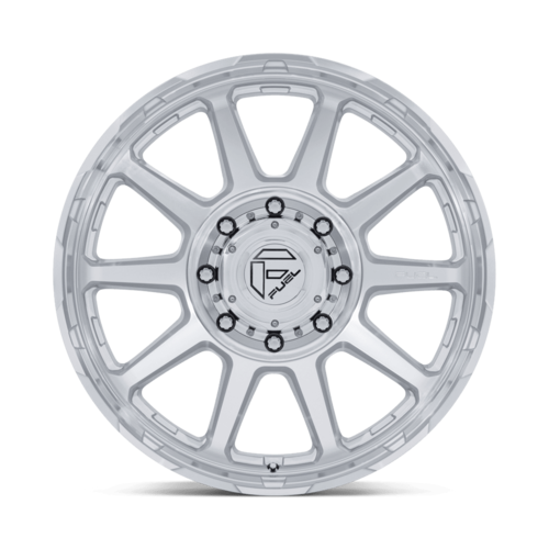 Fuel 1PC D912 Circuit Dually 20x8.25 Wheel with Gloss Silver Machined Face