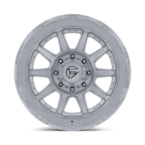 Fuel 1PC D912 Circuit Dually 22x8.25 Inch Wheel with Machined Face and Silver Finish