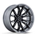 Fuel 1PC FC404 MUTINY 20x9 Inch Gloss Black with Brushed Dark Tint Wheel with 6x135 Bolt Pattern and +1 Offset