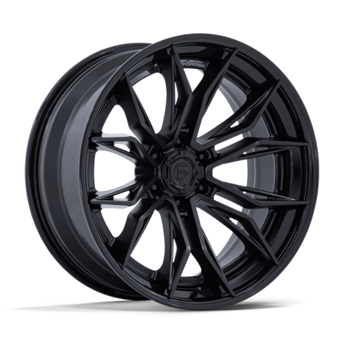 Fuel 1PC FC404 Mutiny 22x9.5 Matte Black with Gloss Black Lip Wheel (6x135 Bolt Pattern, +20 Offset, 87.10 Center Bore)
