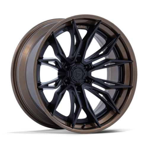 Fuel 1PC FC404 Mutiny 20x9 Matte Black with Gloss Bronze Lip Wheel