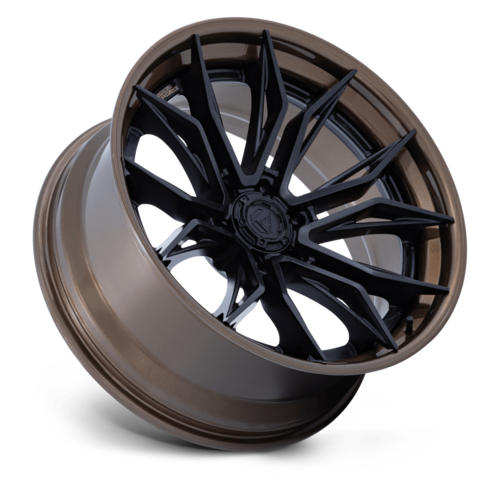 Fuel 1PC FC404 MUTINY 20x10 Matte Black with Gloss Bronze Lip Wheel