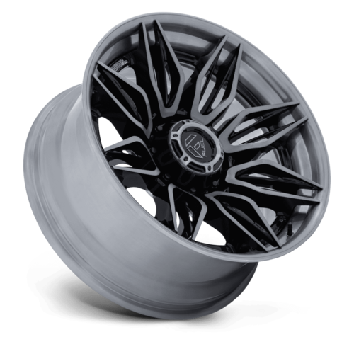 Fuel 1PC FC404 MUTINY 20x9 Black Gloss with Brushed Dark Tint Wheel
