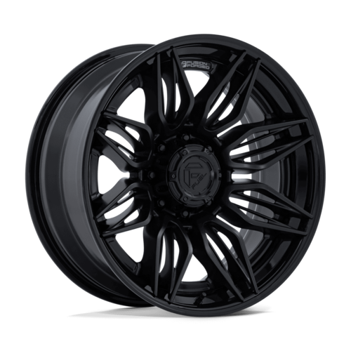 Fuel 1PC FC404 MUTINY 22x10 Matte Black with Gloss Black Lip, 8x180 Bolt Pattern, +0 Offset