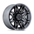 Fuel 1PC FC404 MUTINY 22x10 Gloss Black with Brushed Dark Tint Wheel with 8x170 Bolt Pattern and 125.10mm Center Bore