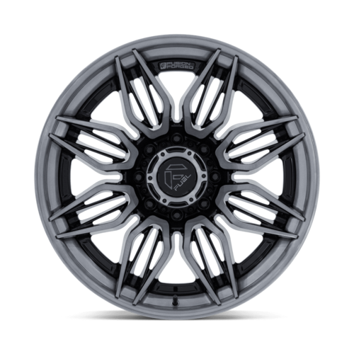 Fuel 1PC FC404 MUTINY 22x10 Black Gloss with Brushed Dark Tint Wheel