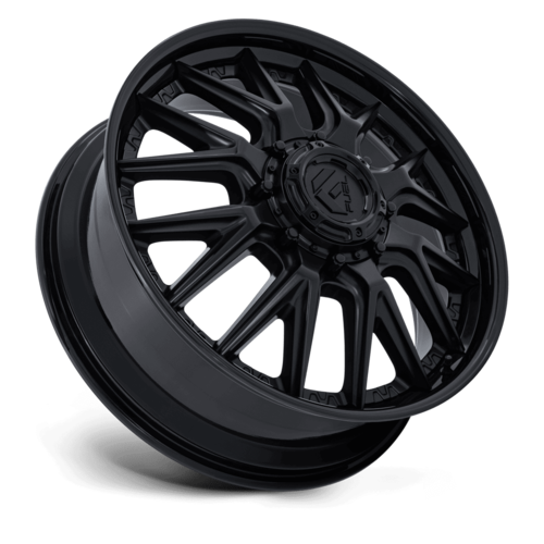 Fuel 1PC D406 Catalyst Dually 24x8.25 Matte Black with Gloss Black Lip Wheel - 8x210 Bolt Pattern, +105 Offset