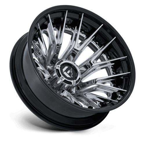 Fuel 1PC D407 Catalyst Dually 20x8.25 Chrome with Gloss Black Lip