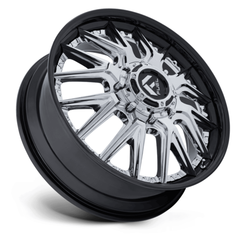 Fuel 1PC D407 Catalyst Dually 24x8.25 Chrome with Gloss Black Lip