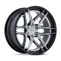 Fuel 1PC FC408 Flight Chrome with Gloss Black Lip 22x10 6x135 -18 Offset Wheel