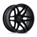 Fuel 1PC FC408 Flight 22x9.5 Matte Black with Gloss Black Lip Wheel