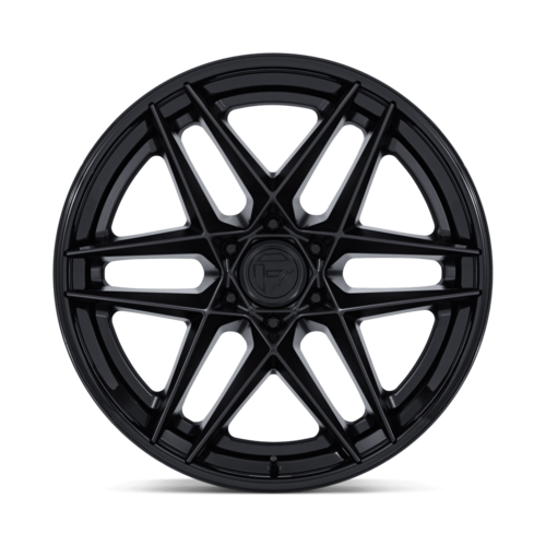 Fuel 1PC FC408 Flight 22x10 Matte Black with Gloss Black Lip Wheel with -18 Offset and 6x139.7 Bolt Pattern