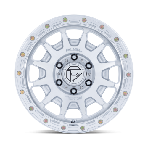 Fuel 1PC Fortress 17x8.5 Inch Alloy Wheel with 5x127 Bolt Pattern and Machined Face Finish