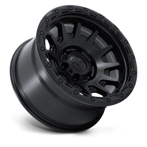 Fuel 1PC Fortress 18x9 Matte Black with Gloss Black Lip Wheel for 6x135 Bolt Pattern