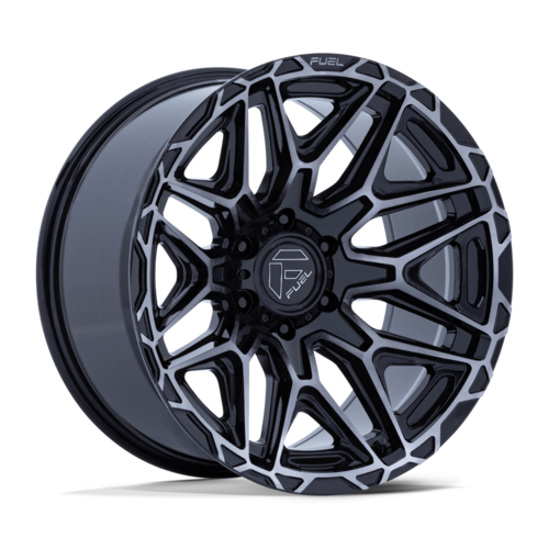 Fuel 1PC FC885 Injector 20x10 Black Machined Dark Tint Face Wheel