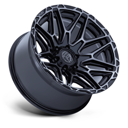 Fuel 1PC FC885 Injector 20x9 8x180 Gloss Black with Machined Dark Tint Face