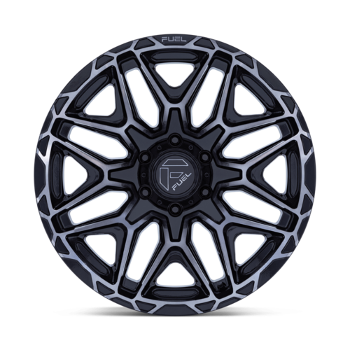 Fuel 1PC FC885 Injector 20x9 6x135 Offset +1 Gloss Black with Machined Dark Tint Face