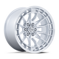 Fuel 1PC FC888 Revolt 17x9 Hyper Silver Machined Face Wheel with 6x139.7 Bolt Pattern and -12 Offset