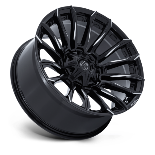 Fuel 1PC FC889 BLADE 22x9 Inch Gloss Black Milled Wheel with 8x180 Bolt Pattern and +1 Offset