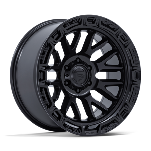 Fuel 1PC FC890 Rail 20x10 Matte Black with Gloss Black Lip - 6x135 Bolt Pattern, -18 Offset