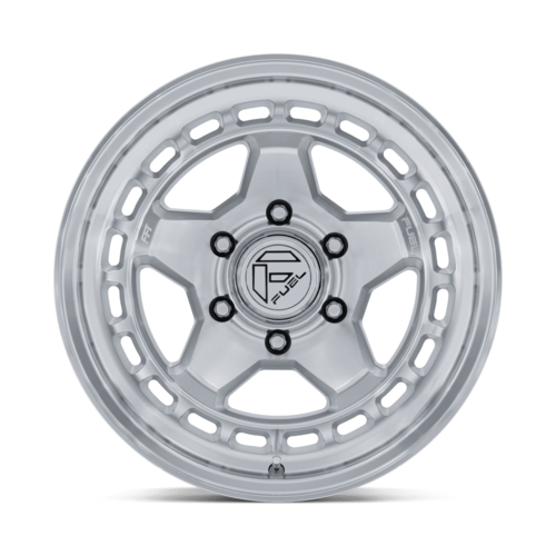 Fuel 1PC FC894 CORE 17x8.5 Hyper Silver Machined Face Wheel with 5x127 Bolt Pattern and +25 Offset