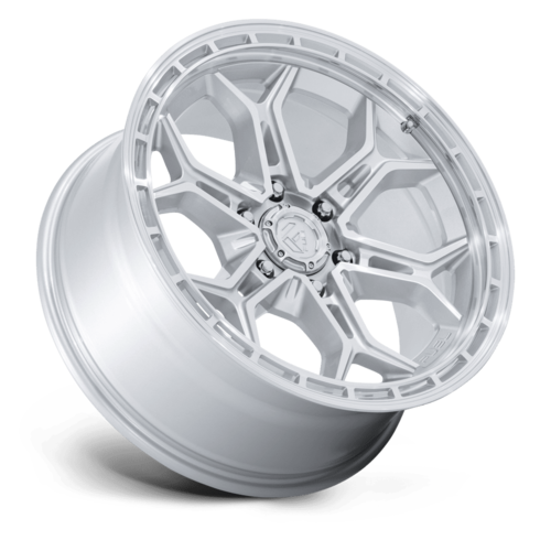Fuel 1PC FC896 Heathen 20x9 Gloss Silver Machined Face Wheel with 6x135 Bolt Pattern and 87.10mm Center Bore