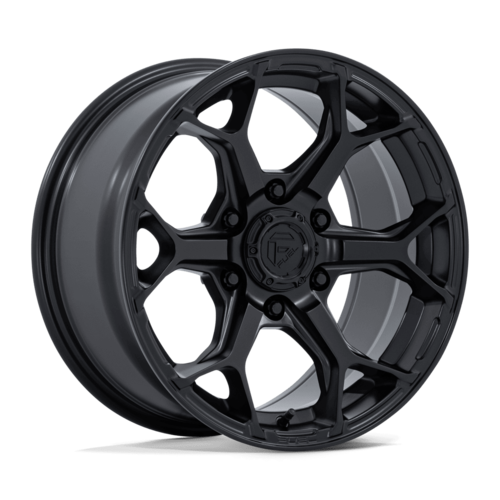 Fuel 1PC SPLICER 17x8.5 Blackout Wheel with 6x114.3 Bolt Pattern and +25 Offset