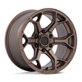 Fuel 1PC FC903 SPLICER 17x9 Inch Burnt Bronze Alloy Wheel with 6x139.7 Bolt Pattern and +1 Offset