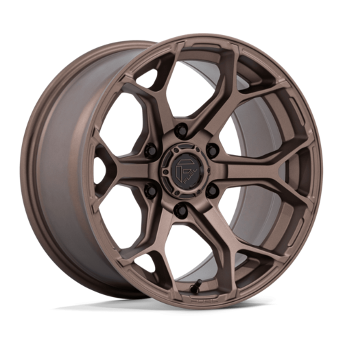 Fuel 1PC FC903 SPLICER 17x9 Inch Burnt Bronze Alloy Wheel with 6x139.7 Bolt Pattern and +1 Offset