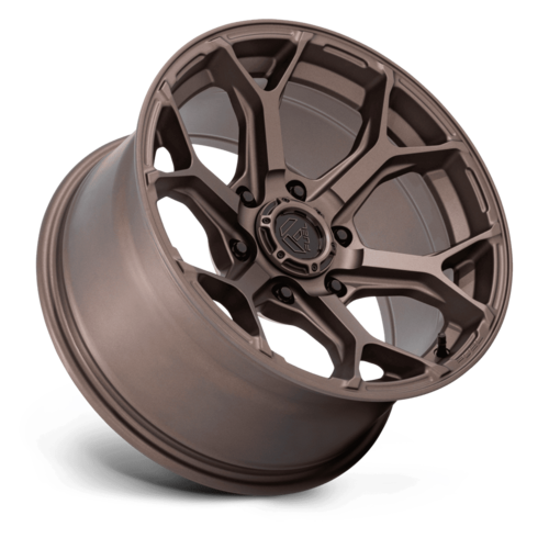Fuel 1PC FC903 SPLICER 17x9 Inch Burnt Bronze Alloy Wheel with 6x139.7 Bolt Pattern and +1 Offset