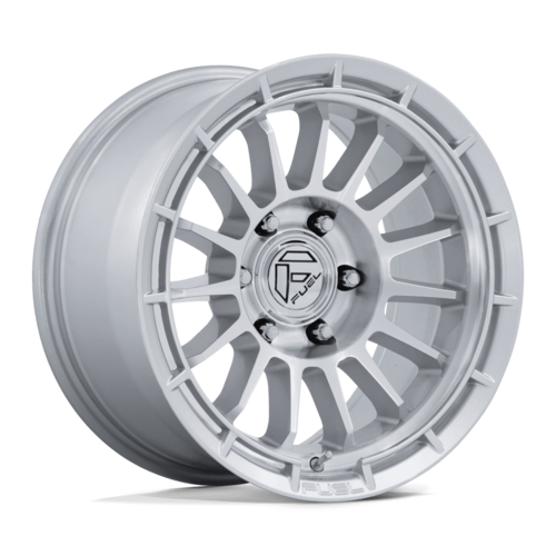 Fuel 1PC FC905 ASCEND 17x9 Inch Gloss Silver Machined Face Wheel with 5x127 Bolt Pattern and -12 Offset