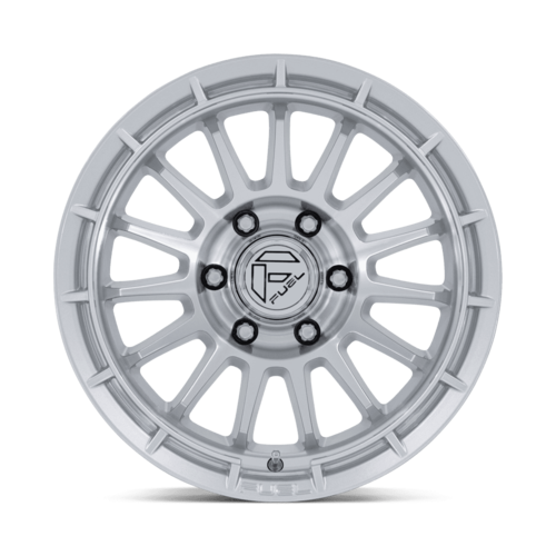 Fuel 1PC FC905 ASCEND 17x9 Inch Gloss Silver Machined Face Wheel with 5x127 Bolt Pattern and -12 Offset