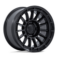 Fuel 1PC FC905 ASCEND 17x9 Matte Black with Gloss Black Lip Wheel