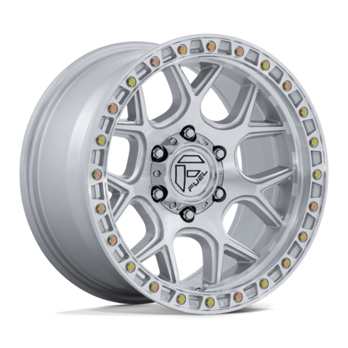 Fuel 1PC PUMA 20x9 Inch Alloy Wheel with Machined Silver Finish and 6x135 Bolt Pattern