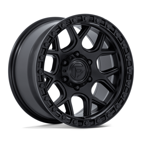 Fuel 1PC FC908 PUMA 17x9 Matte Black with Gloss Black Lip Wheel for 6x139.7 Bolt Pattern