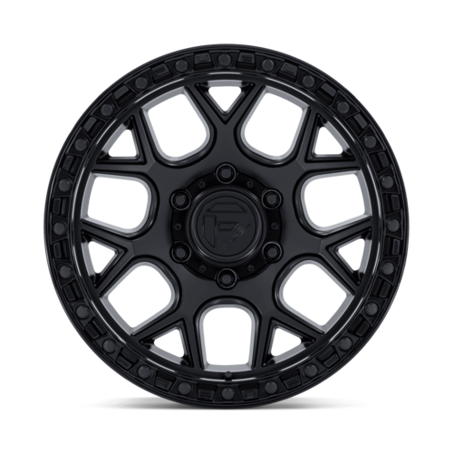 Fuel 1PC FC908 PUMA 17x9 Matte Black with Gloss Black Lip Wheel - 5x127 Bolt Pattern, -12 Offset, 71.50 Center Bore