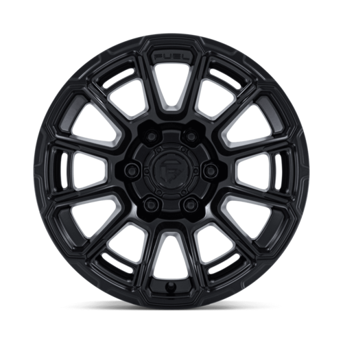 Fuel 1PC FC910 FOXHOUND 17x9 Blackout Wheel with 6x139.7 Bolt Pattern