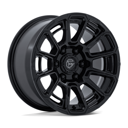 Fuel 1PC FC910 FOXHOUND 17x9 Inch Gloss Black Wheel with 6x139.7 Bolt Pattern and 106.10mm Center Bore