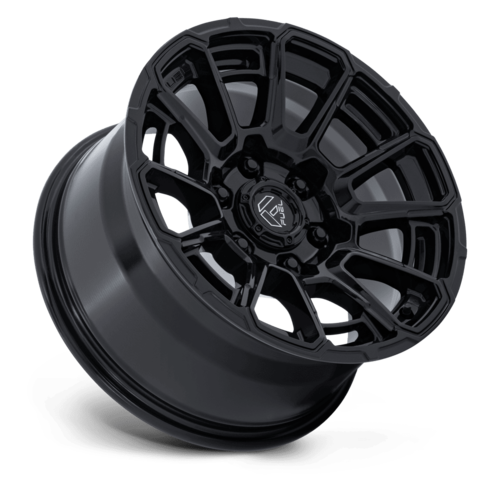 Fuel 1PC FC910 FOXHOUND 17x9 Inch Gloss Black Wheel with 6x139.7 Bolt Pattern and 106.10mm Center Bore