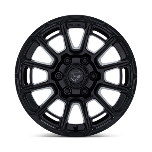 Fuel 1PC FC910 FOXHOUND 17x9 Inch Gloss Black Wheel with 6x139.7 Bolt Pattern and 106.10mm Center Bore
