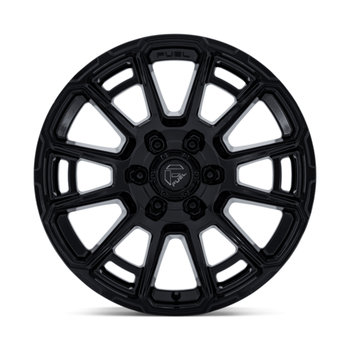Fuel 1PC FC910 FOXHOUND 20x9 Inch Gloss Black Alloy Wheel with 6x135 Bolt Pattern and +1 Offset