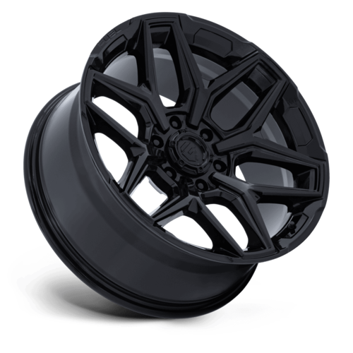 Fuel 1PC FLUX 20x9 Inch Gloss Black Alloy Wheel with 6x139.7 Bolt Pattern and +20 Offset